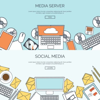 Vektör çizim. Küresel iletişim. Sosyal ağ, sohbet. Emailing ve sms. Web aramaları. Internet.