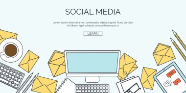 Vektör çizim. Küresel iletişim. Sosyal ağ, sohbet. Emailing ve sms. Web aramaları. Internet.