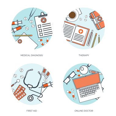 Vector illustration. Flat medical background. Health care ,first aid, research ,cardiology. Medicine ,study. Chemical engineering ,pharmacy.