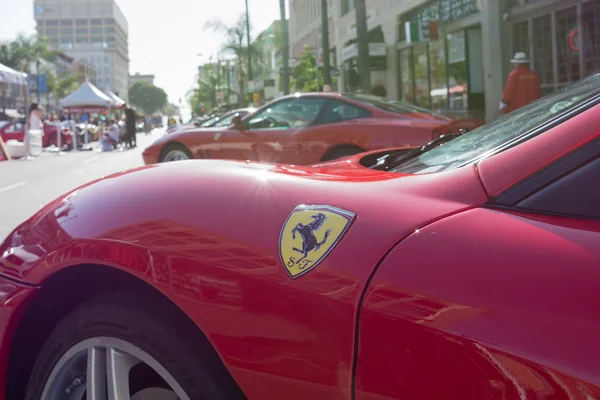 Ferrari em exibição — Fotografia de Stock