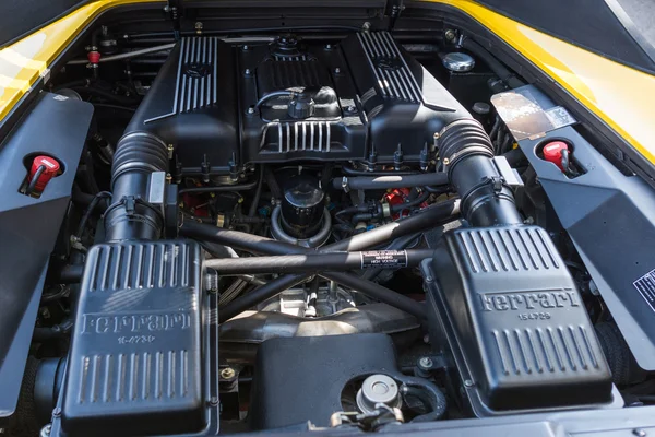 Ferrari engine on display — Stock Photo, Image