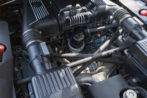 Ferrari engine on display — Stock Photo, Image