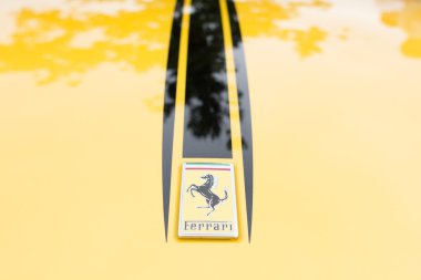 Sarı Ferrari logosu