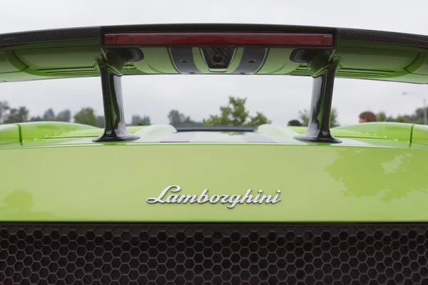 Lamborghini Gallardo logó hátsó — Stock Fotó