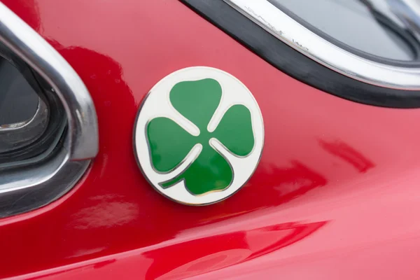 Alfa Romeo quatrefoil emblem — Stock Photo, Image