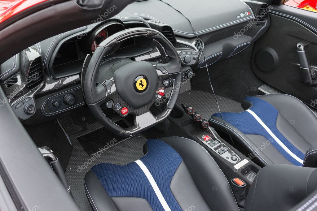 Ferrari 458 Speciale A Interieur Redaktionelles Stockfoto