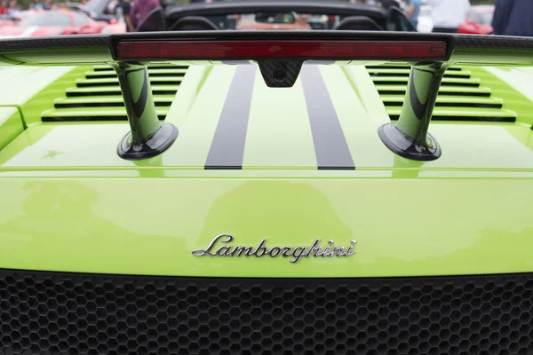 Lamborghini Gallardo logo rear — Stock Photo, Image