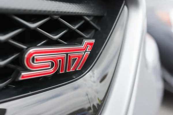 Subaru Sti логотип — стокове фото