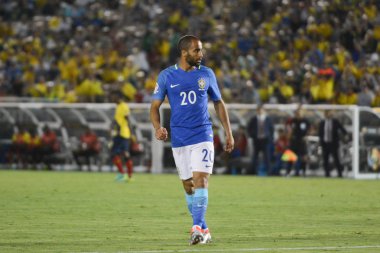 Copa America Centenario sırasında Brezilya futbol Lucas