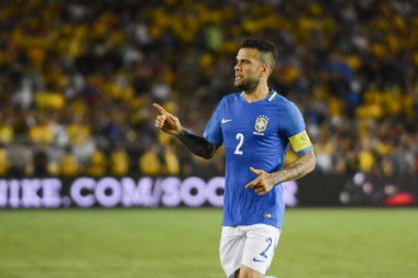 Copa America Centenario sırasında Brezilya futbolu Dani Alves