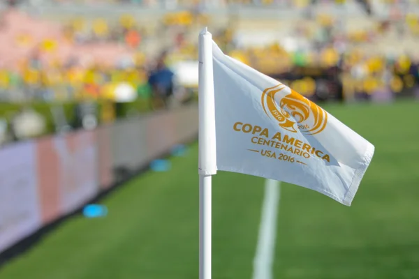 Bandera de la esquina de fútbol durante Copa América Centenario — Foto de Stock
