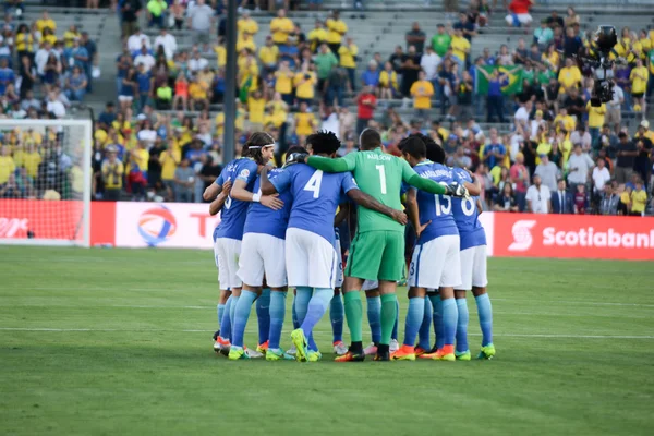 Braziliaans nationaal team gecombineerd tijdens Copa America Centenario — Stockfoto