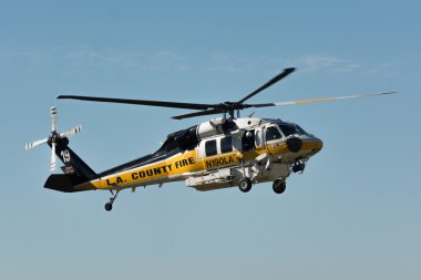 Los Angeles Amerikan H sırasında Sikorsky S-70a Firehawk helikopter