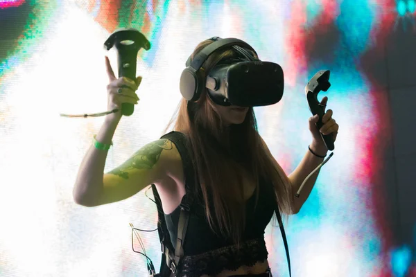 Virtuální realita DJ systém během VRLA Expo Summer — Stock fotografie