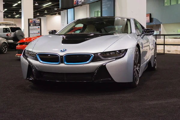 BMW i8 al Salone Internazionale dell'Auto di Orange County — Foto Stock