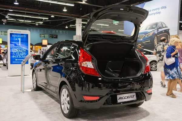 2015 Hyundai Accent at the Orange County International Auto Sho — Stock Photo, Image