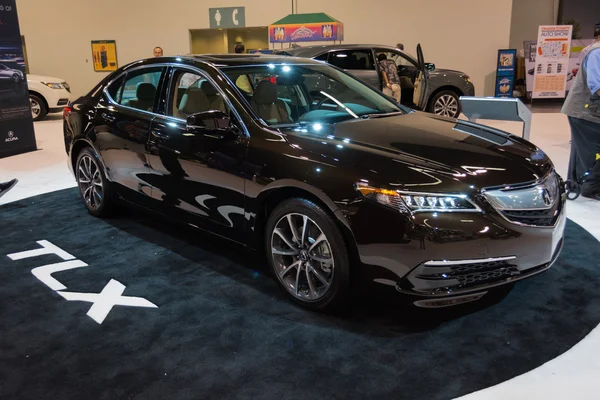 2015 Acura TLX 3.5L SH-AWD ADV all'Orange County Internationa — Foto Stock