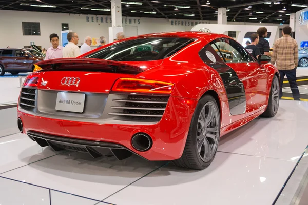 2015-ös audi r8 spyder-on az orange county nemzetközi auto show — Stock Fotó