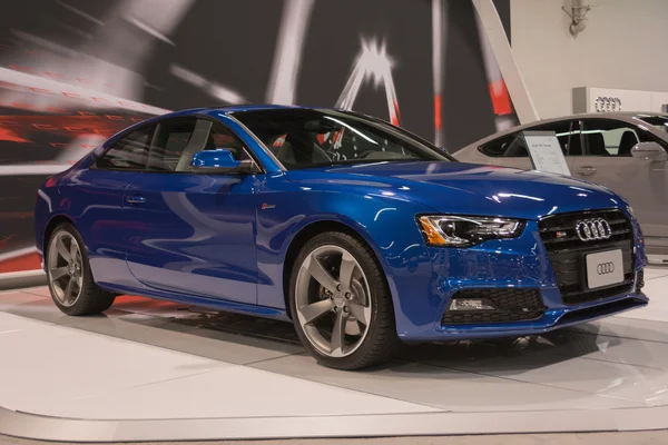 2015 kupé audi s5 orange county mezinárodní auto show — Stock fotografie