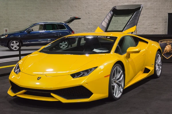 2015 Lamborghini Huracan alla Orange County International Auto — Foto Stock