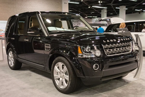 Range Rover Lr4 auf der internationalen Automesse in Orange County — Stockfoto