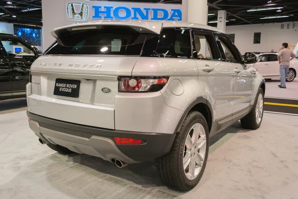 Range Rover evoque 2015 auf der internationalen Automesse in Orange County — Stockfoto