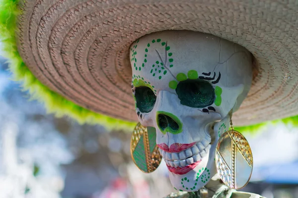 Skeleton op de 15e jaarlijkse dag van het dode Festival — Stockfoto