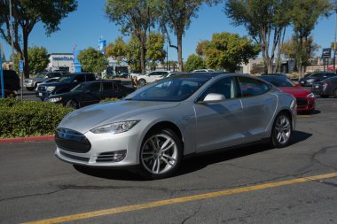 Tesla Model S Supercar Pazar elektrikli araçlar