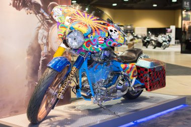 Psycodelic Harley Davidson Motosiklet
