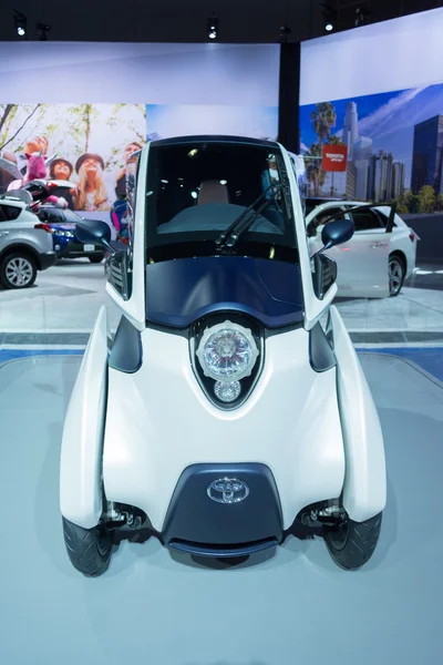 Toyota i-ROAD на выставке — стоковое фото