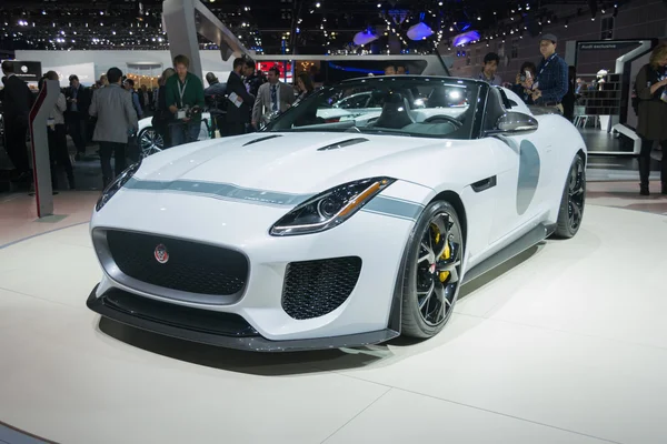 Jaguar proje 7 araba 2016 görüntüleme — Stok fotoğraf