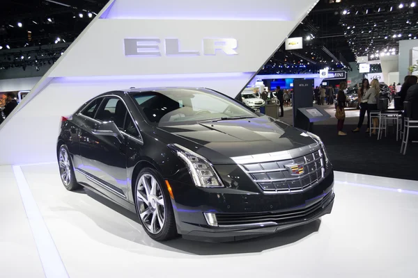 Cadillac elr car auf dem display — Stockfoto