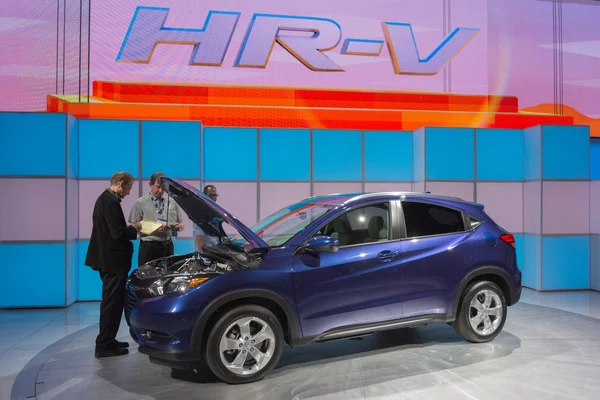 Honda Hr-V Crossover tentoongesteld — Stockfoto