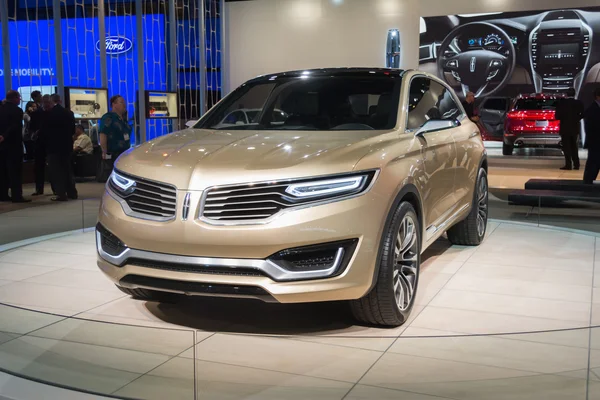 Lincoln Mkx 2015 konceptbil på displayen — Stockfoto