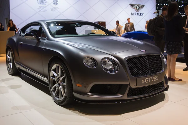 Bentley Continental Gt V8 S på displayen — Stockfoto