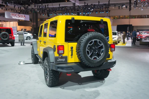 Jeep Wrangler Rubicon 2015 på displayen — Stockfoto