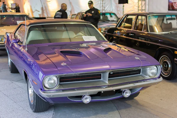 Plymouth Barracuda convertible on display — Stock Photo, Image