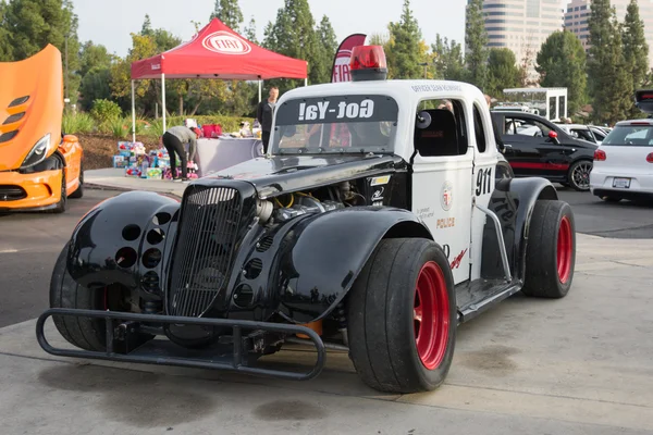 Ford Coupe Hot Rod Polícia em exibição — Fotografia de Stock