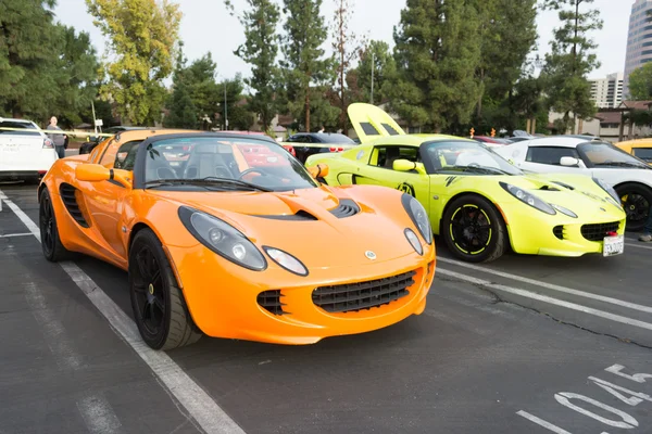 Lotus elise zur Schau gestellt — Stockfoto