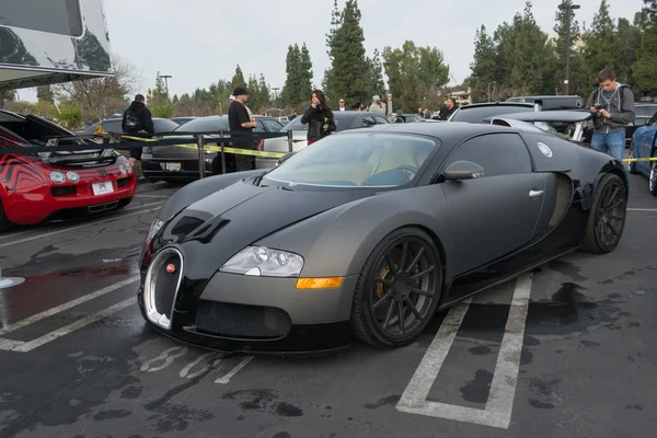 Bugatti Veyron on display Stock Image