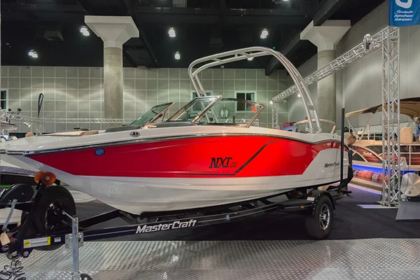 Mastercraft NX20 boat on display — Stock Photo, Image