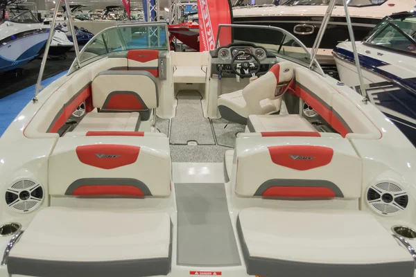Boat interior on display