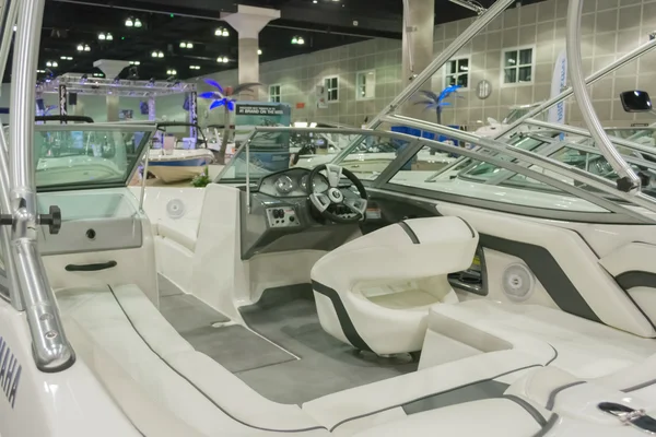 Boat interior on display — Stock Photo, Image