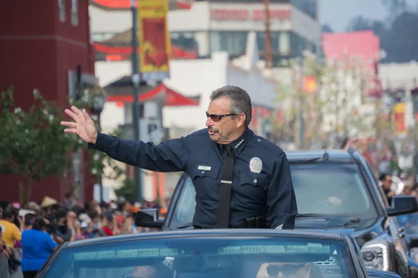 Charlie Beck, chef av Los Angeles-polisen — Stockfoto