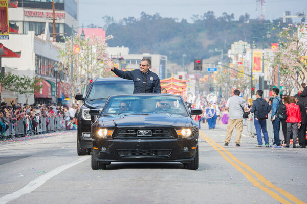 Charlie Beck, chief of the Los Angeles Police Department