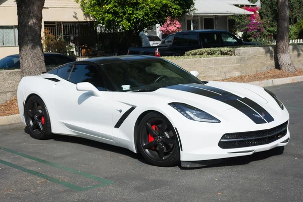 Corvette Z06 en pantalla — Foto de Stock