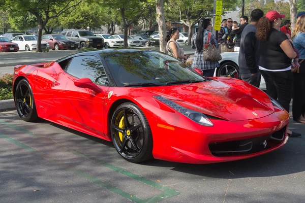 Ferrari 458 na displeji — Stock fotografie