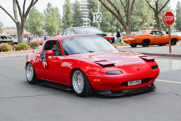 Convertible Mazda Rx 7 classic car on display — Stock Photo, Image