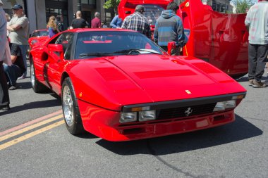Ferrari Gto araba ekranda