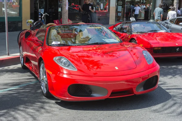 Ferrari F430 masina pe ecran — Fotografie, imagine de stoc